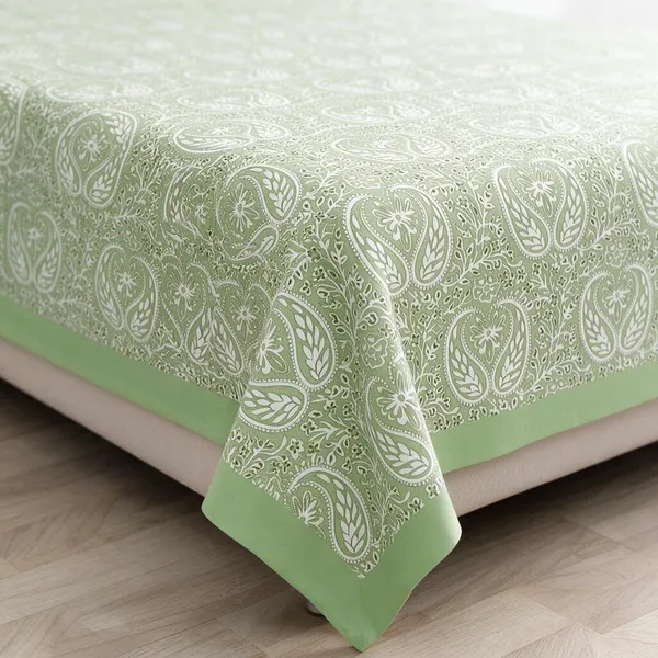 Light_Green_Paisley_Print_King_Size_Bedsheet