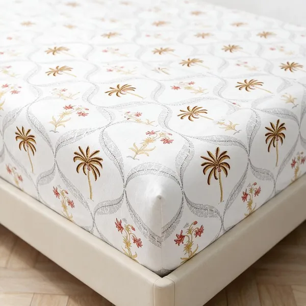 Blue_Printed_Floral_King_Size_Bedsheet_Set