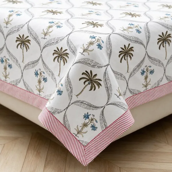 Pink_Floral_Print_King_Size_Bedsheet_Set
