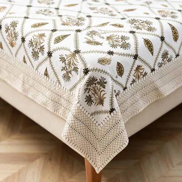 Mustard_Gold_Printed_Floral_King_Size_Bedsheet_Set
