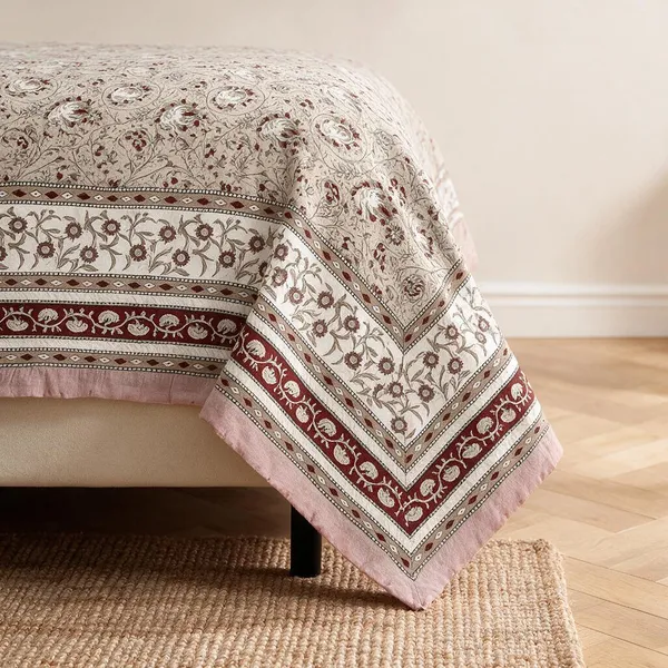 Brown_Paisley_Printed_King_Size_Bedsheet_Set