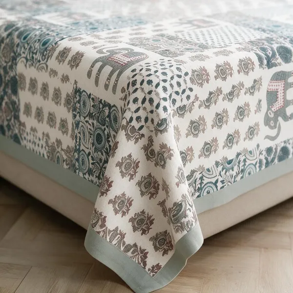 Powder_Blue_Printed_King_Size_Bedsheet