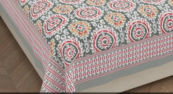 Light_Pink_Printed_Mandala_King_Size_Bedsheet_Set