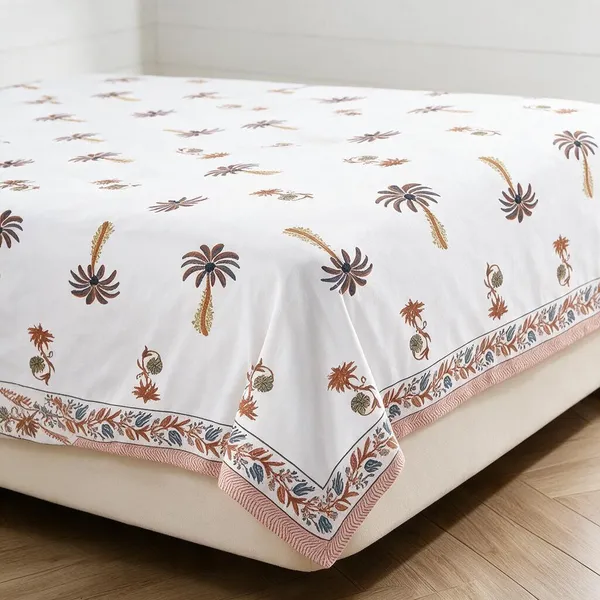Dusty_Rose_Floral_Printed_King_Size_Bedsheet_Set