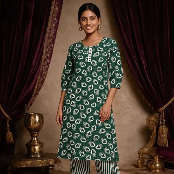 Printed_Cotton_2_peice_Kurti_set