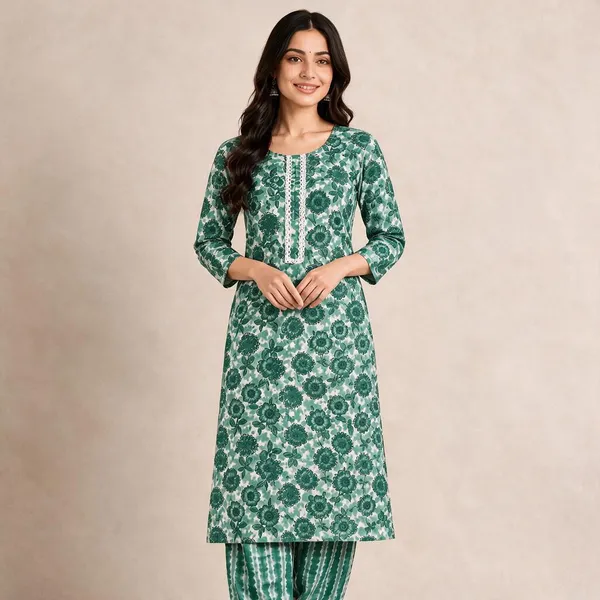 Printed_Cotton_2_peice_Kurti_set