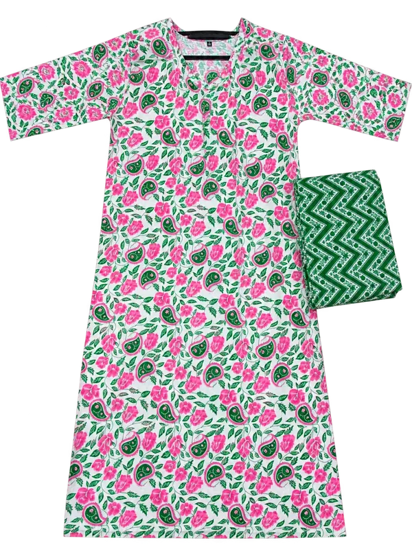 Printed_Cotton_2_peice_Kurti_set