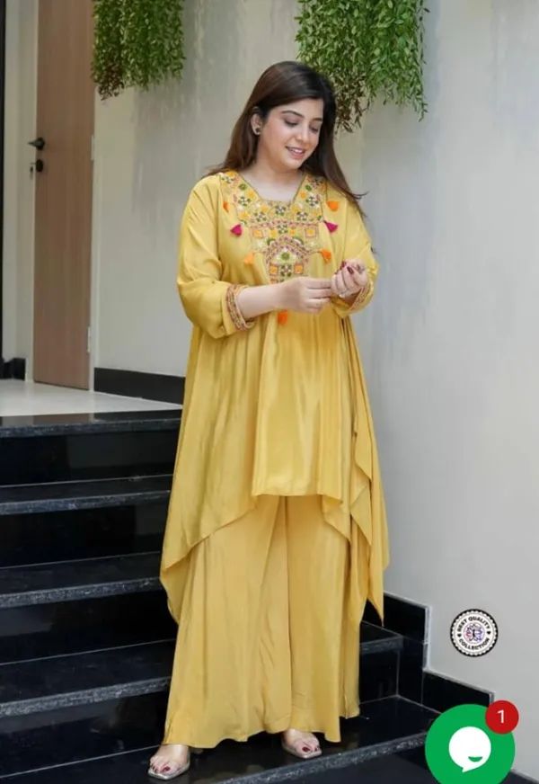 Yellow_Embroidered_Anarkali_Suit_Set_for_Women