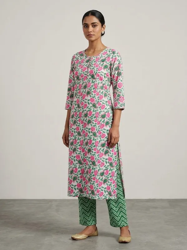 Printed_Cotton_2_peice_Kurti_set
