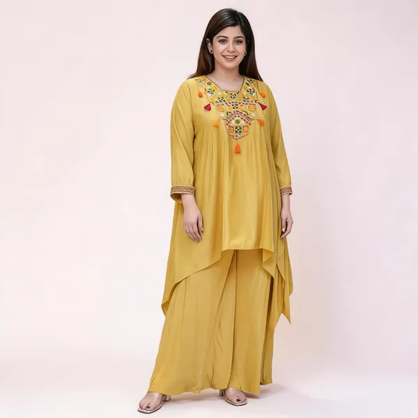Yellow_Embroidered_Anarkali_Suit_Set_for_Women