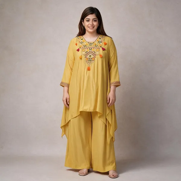 Yellow_Embroidered_Anarkali_Suit_Set_for_Women