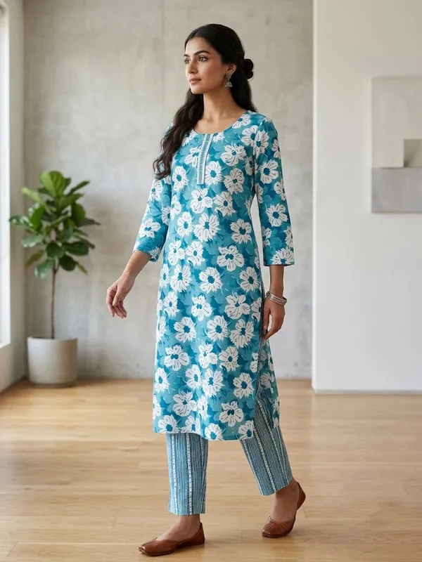 Printed_Cotton_2_peice_Kurti_set