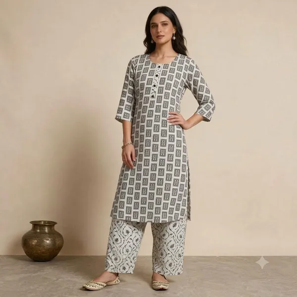 Printed_Cotton_2_peice_Kurti_set
