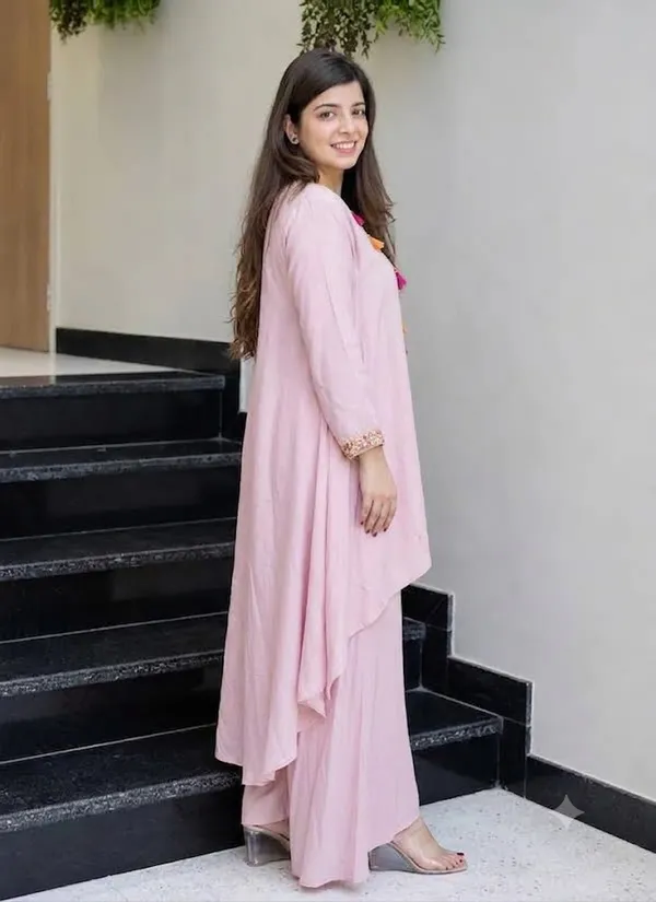 Pink_Embroidered_Anarkali_Suit_Set_for_Women