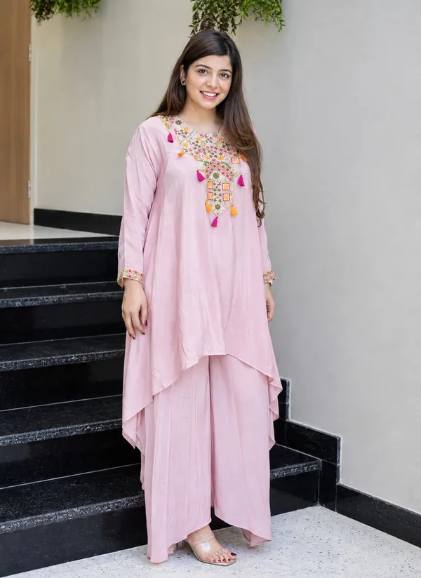 Pink_Embroidered_Anarkali_Suit_Set_for_Women