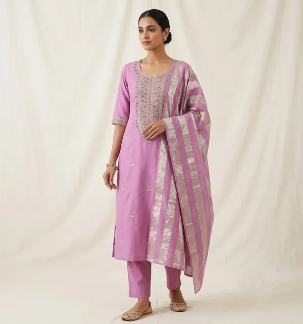 Pink_Embroidered_Ethnic_Kurta_Set_for_Women