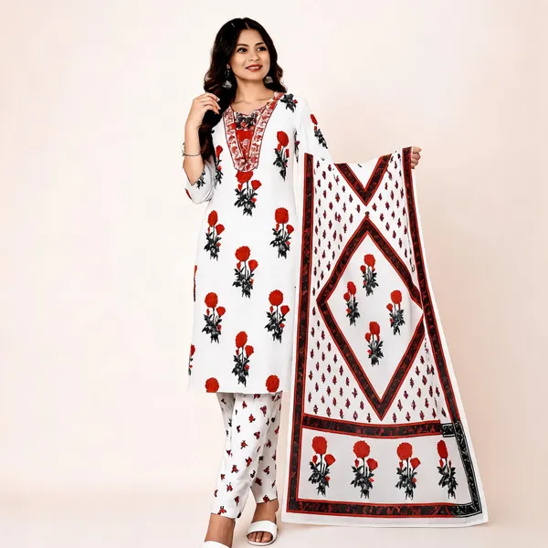 White_Printed_Straight_Kurta_Set_for_Women
