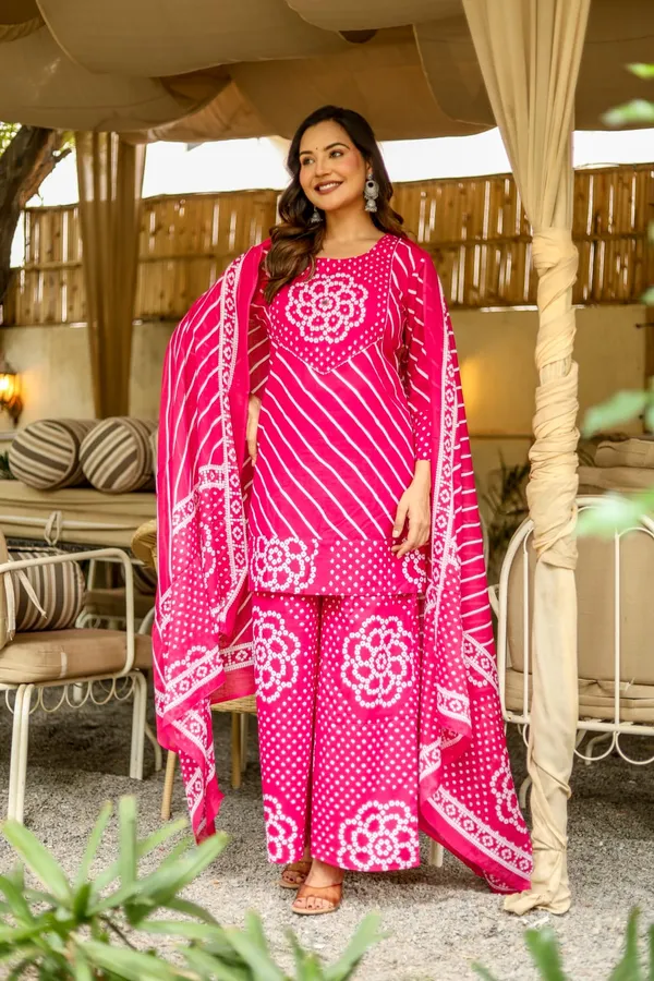 Pink_Cotton-Silk_Straight_Printed_Kurta_Set_For_Women