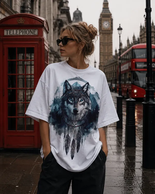 White_Cotton_Oversized_Wolf_Graphic_T-Shirt_For_Women