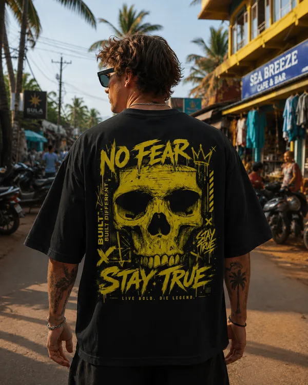 Black_Cotton_Oversized_Skull_Graphic_T-Shirt_For_Men