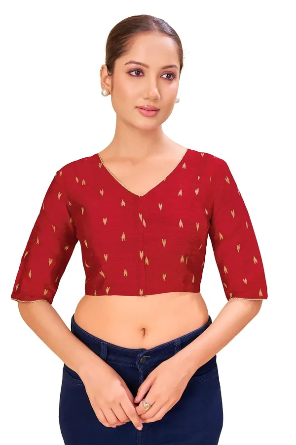 Women_Woven_Saree_Blouse