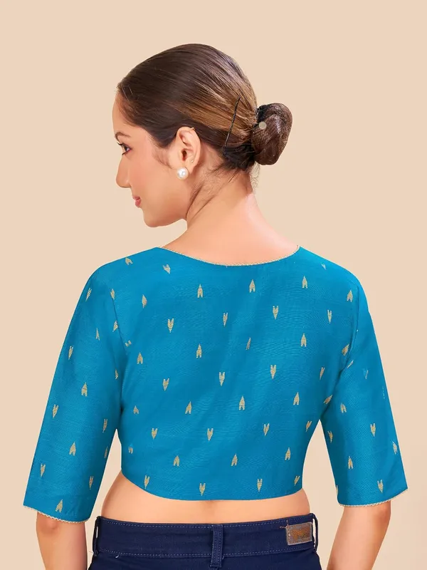 Women_Woven_Banarasi_Saree_Blouse