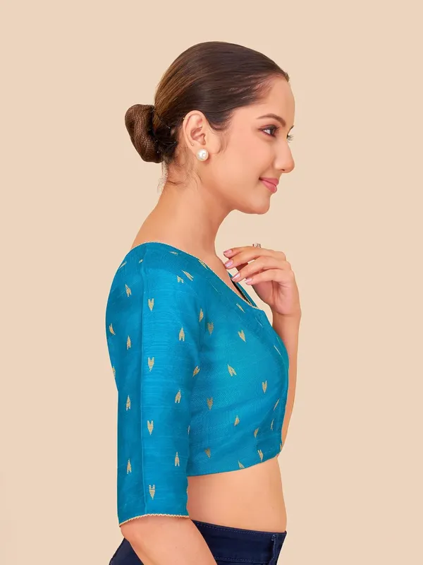 Women_Woven_Banarasi_Saree_Blouse