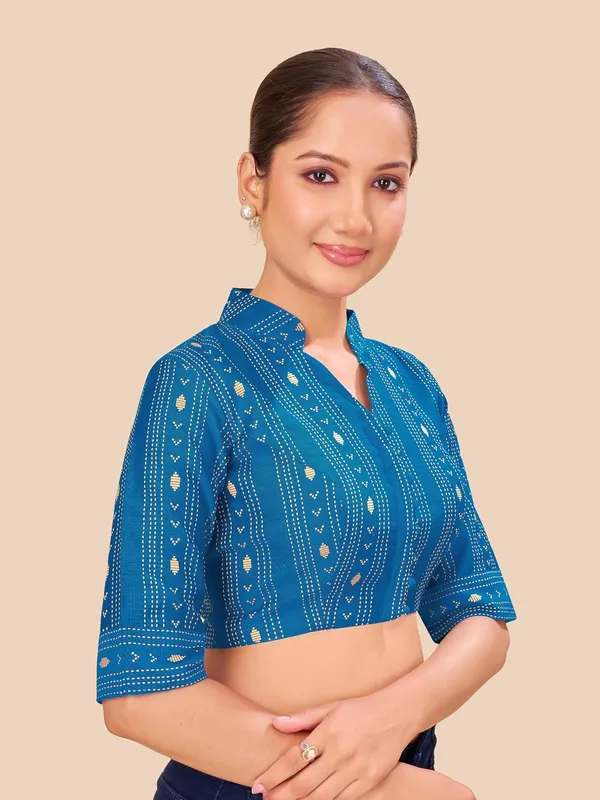 Women_Woven_Banarasi_Saree_Blouse