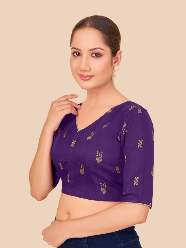 Women_Woven_Banarasi_Saree_Blouse