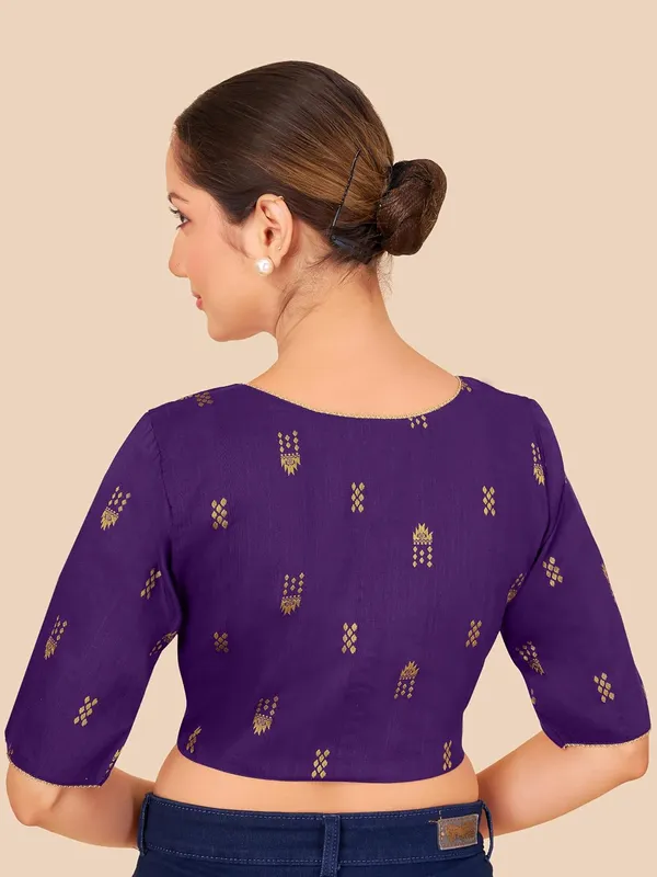 Women_Woven_Banarasi_Saree_Blouse