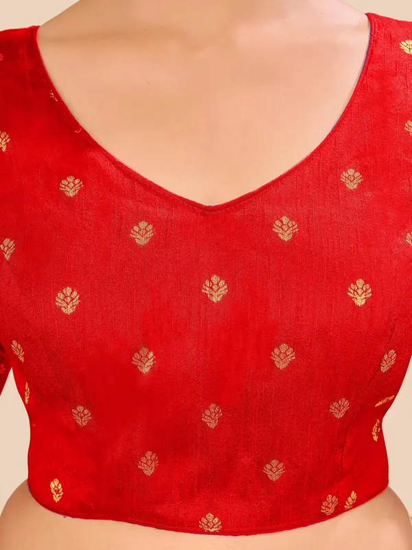 Women_Woven_Banarasi_Saree_Blouse