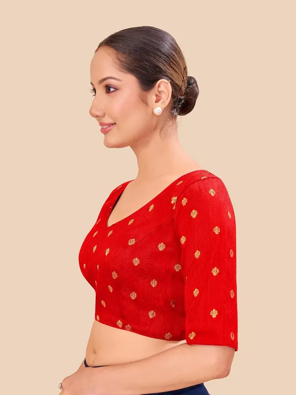 Women_Woven_Banarasi_Saree_Blouse