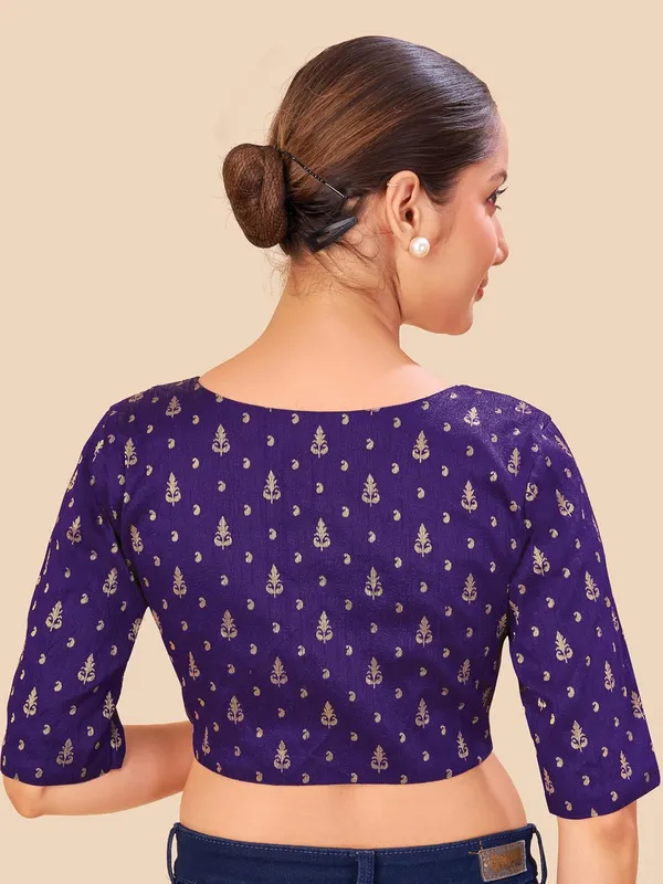Women_Woven_Banarasi_Saree_Blouse