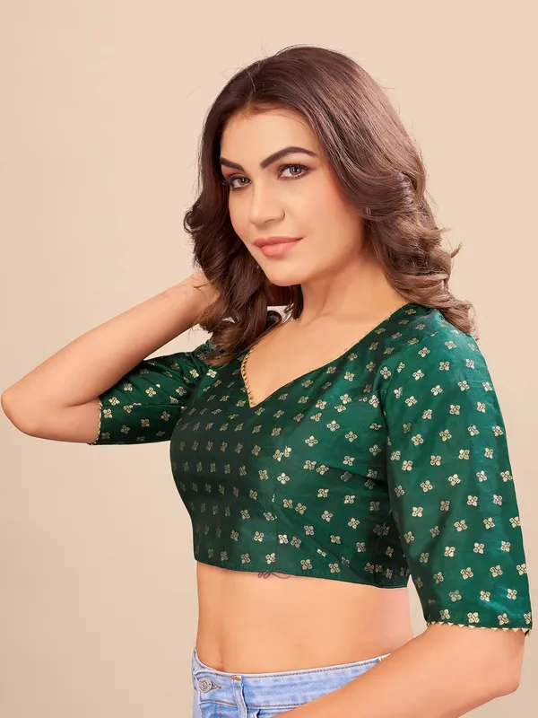 Women_Woven_Banarasi_Saree_Blouse