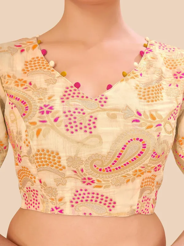 Women_Woven_Banarasi_Saree_Blouse