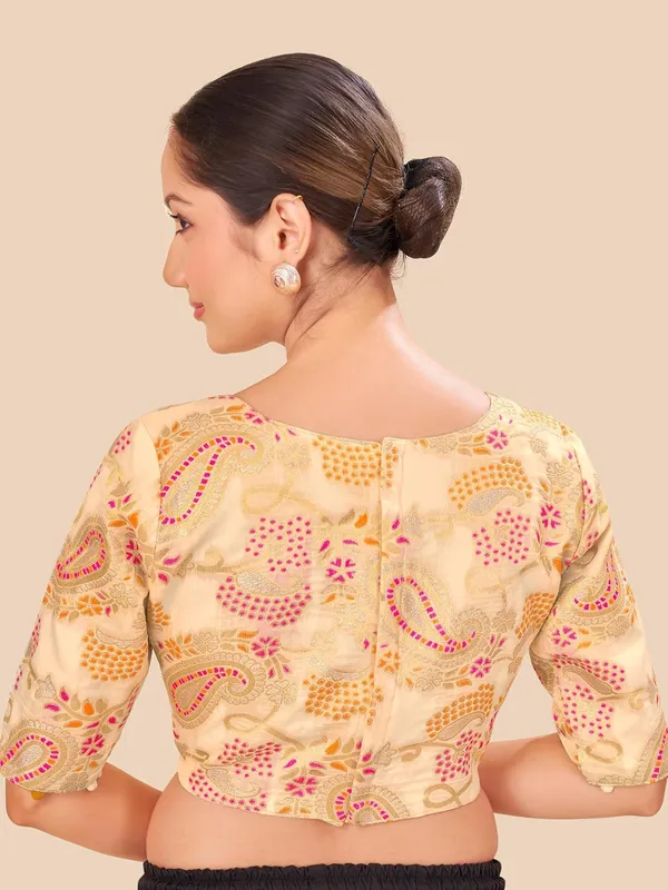Women_Woven_Banarasi_Saree_Blouse
