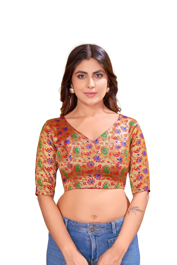 Women_Woven_Saree_Blouse