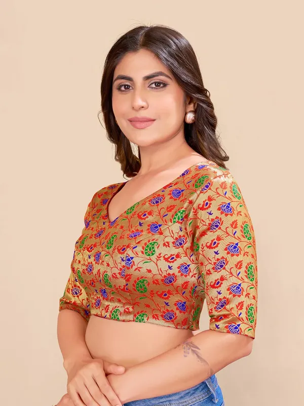 Women_Woven_Saree_Blouse