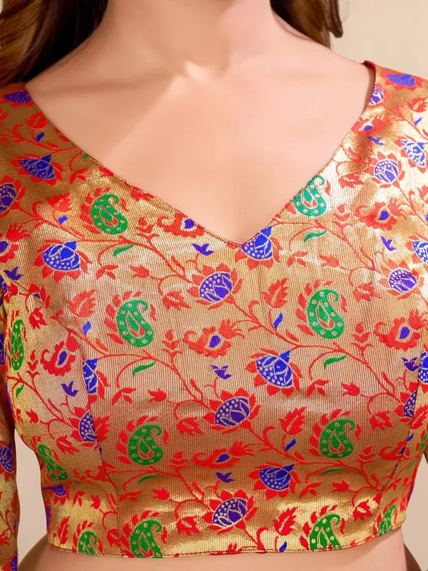 Women_Woven_Saree_Blouse