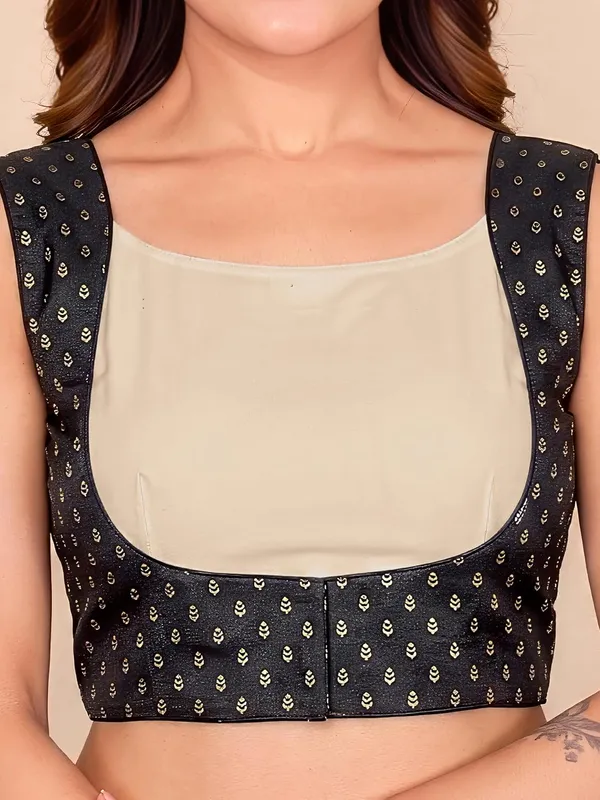 Women_Woven_Saree_Blouse_Jacket