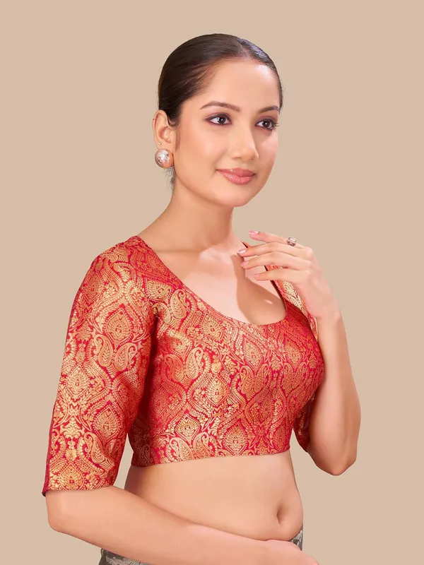 Women_Woven_Saree_Blouse