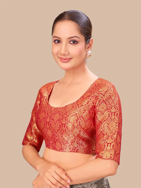Women_Woven_Saree_Blouse