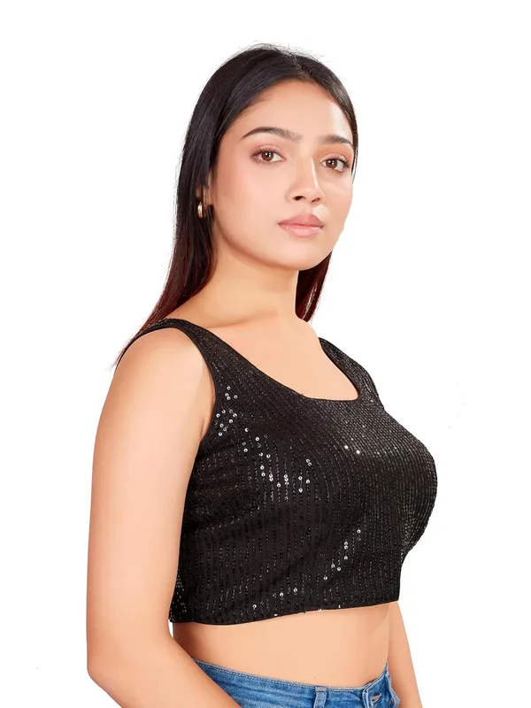 Sleeveless_Sequin_Padded_Saree_Blouse_for_Women