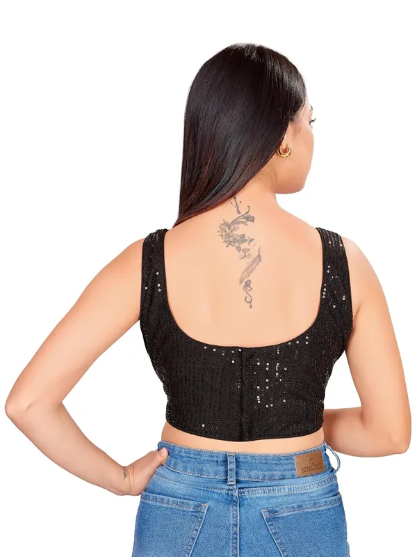 Sleeveless_Sequin_Padded_Saree_Blouse_for_Women