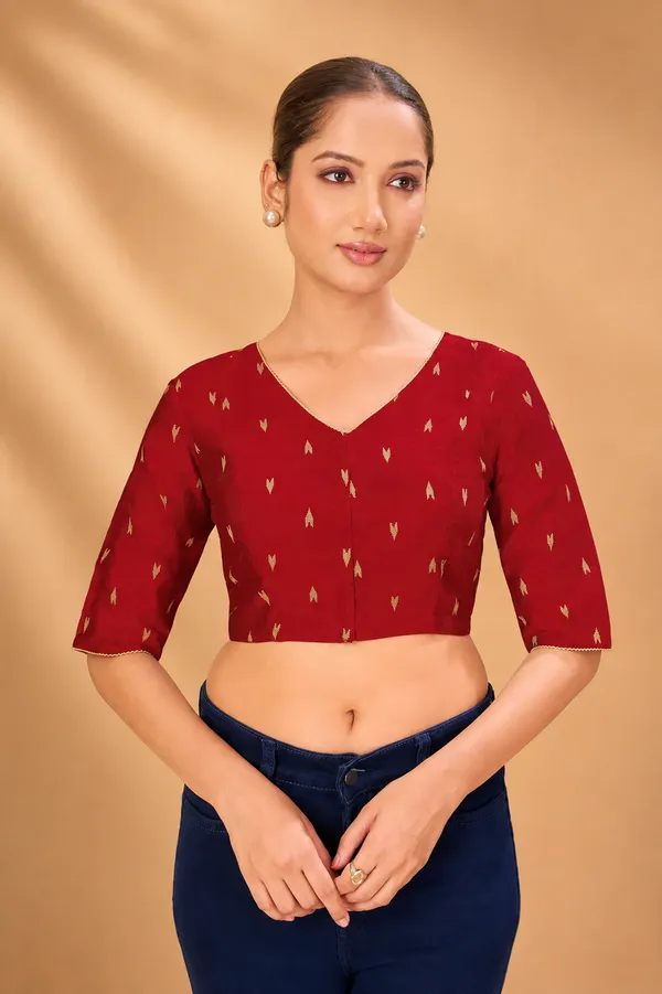 Women_Woven_Saree_Blouse