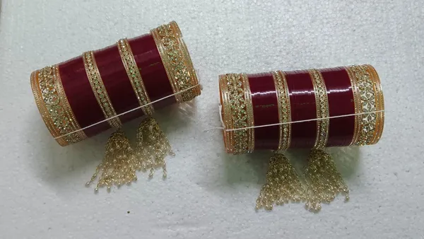 Maroon_Gold_Bridal_Chooda_Bangles_for_Women