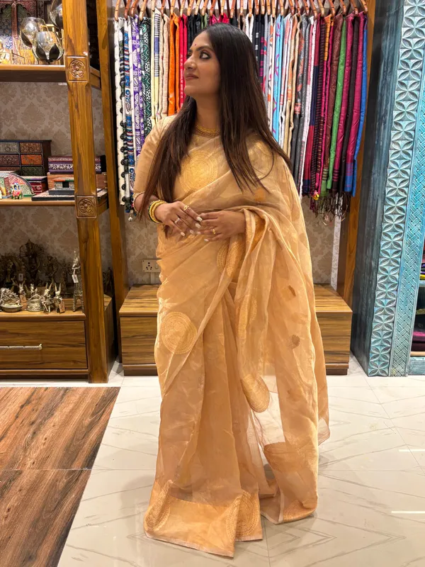 Pure_Golden_Kora_Benarasi_Saree_