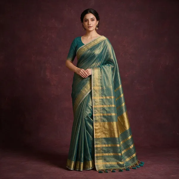 Green_Tissue_Zari_Par_Saree