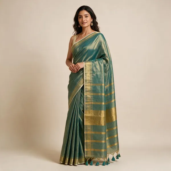 Green_Tissue_Zari_Par_Saree