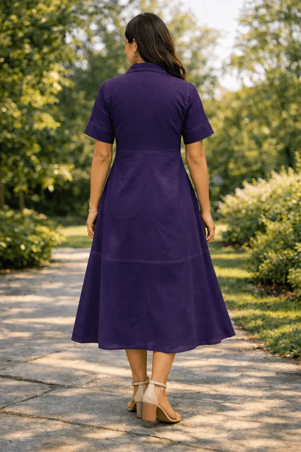 Deep_Purple_Cotton_Flex_Relaxed_Fit_Embroidered_Midi_Dress_For_Women